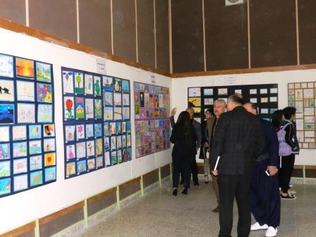 السليمانية.. معرض فني لطلبة المدارس الاهلية 